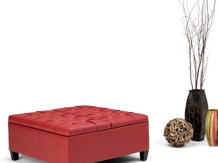Harrison - Upholstered Coffee Table Storage Ottoman