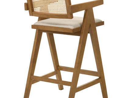 Remy - Bar Chair (Set of 2) With Upholstery - Walnut