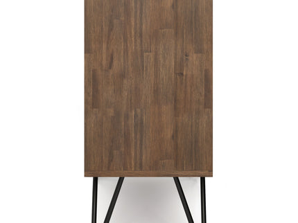 Chase - Low Bookcase - Rustic Natural Aged Brown