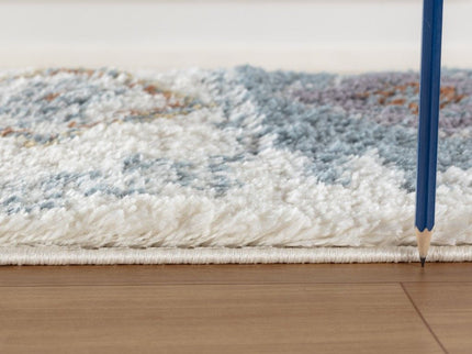 Loft Shag - 5' 3" X 7' Shaggy Area Rug - Ivory