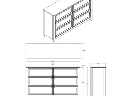 Melissa - 5 Piece Storage Bedroom Set With Padded Headboard