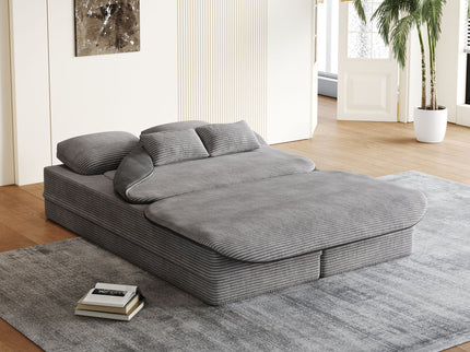 2 In 1 Foldable Sofa Bed With Multi Functional Blanket