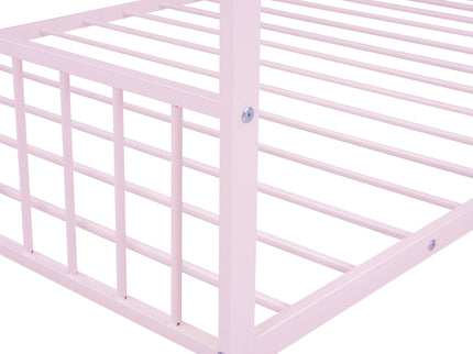 Metal House Bed