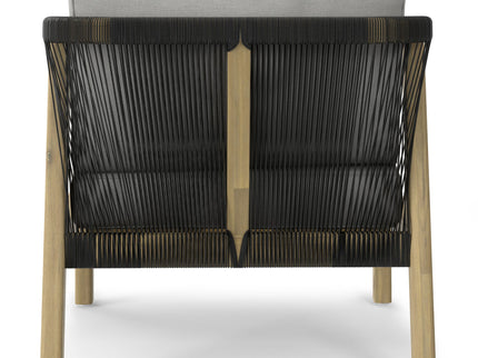 Palmetto - Outdoor Conversation Chair (Set of 2) - Stone Gray