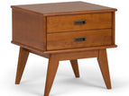 Light Brown / Side Tables / 2 Drawers