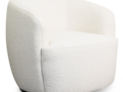 Mina - Swivel Chair - White