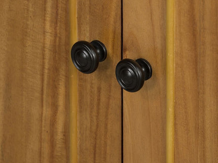 French Country Wood Cabinet