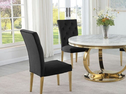 Modern Design Upholstered Dining Chair (Set of 2)