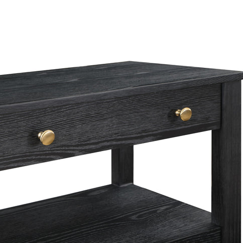 Danielle - 2 Drawer Nightstand - Black