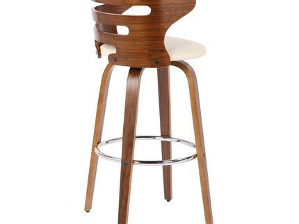 Cosini - Mid Century Modern Fixed Height Barstool With Swivel (Set of 2)