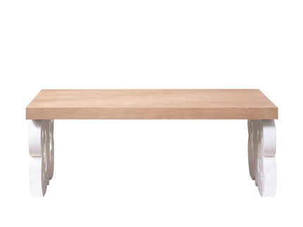 Ornate Scroll Base Coffee Table