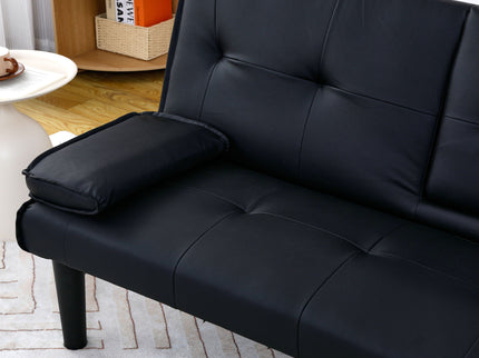 Sofa Bed With Foldable Design And Cup Holder