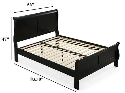 Louis Phillipe Sleigh Bed