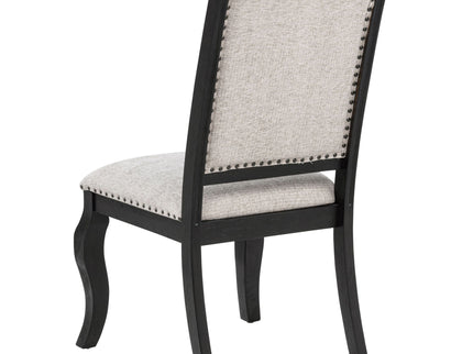 Kinzler - Side Chairs (Set of 2) - Tan / Black