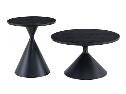 2 Piece Coffee Round Table Set