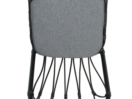 Outdoor Wicker Dining Chairs With Washable Cushion (Set of 2)
