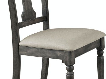 Wallace - Side Chair (Set of 2) - Tan / Weathered Gray