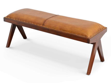 Chad - Bench - Brown / Tan