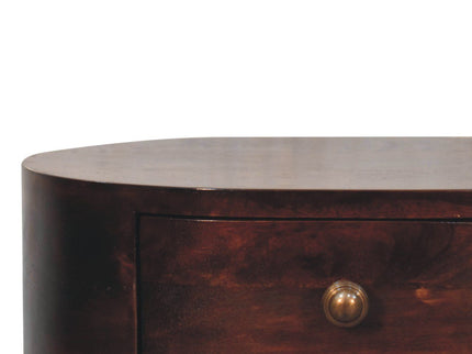 Rounded Bedside Table