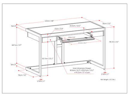 Erina - Handcrafted Desk