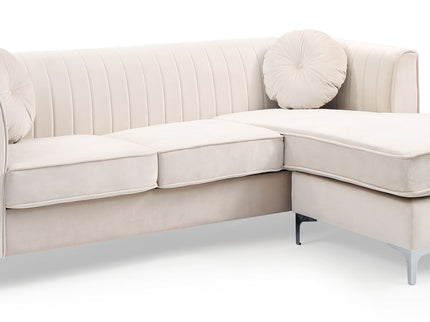Delray - Micro Suede Sofa Chaise