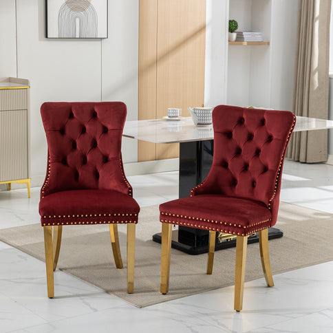 Nikki - Modern, High-End Tufted Dining Chair (Set of 2)