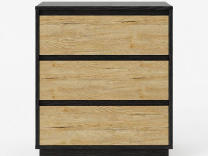 3 Drawer Nightstand, Bedroom Side Table