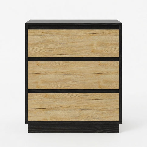 3 Drawer Nightstand, Bedroom Side Table