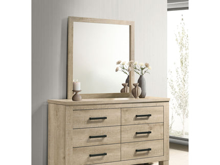 Sansome - 6 Drawer Dresser With Mirror - Oak