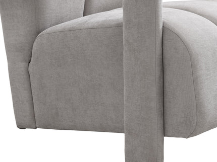 Modern Minimalist Leisure Armchair With L Shaped Armrests