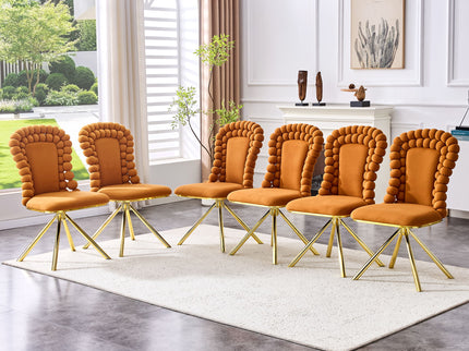 Puffy Bubble, Ball Chain Chair For Dining Room & Kitchen (Set of 2)