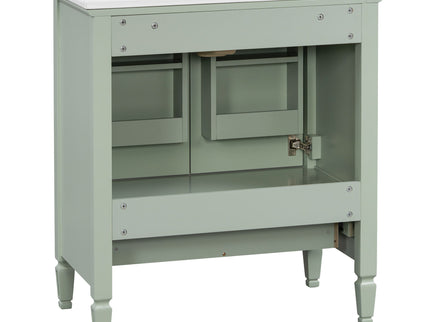 Freestanding Vanity With 1 Drawer & 2 Soft Close Doors With Door Mounted Storage