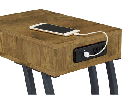 Hi-Tech Accent Table With USB Ports