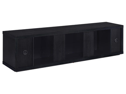 Joselyn - Fireplace TV Stand With Flame Visualizer - Black
