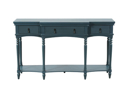 Retro Console Table With 3 Soft Close Drawers