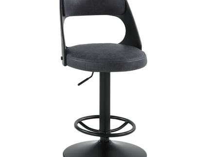 Sabi - Adjustable Stool With Swivel - Dark Brown