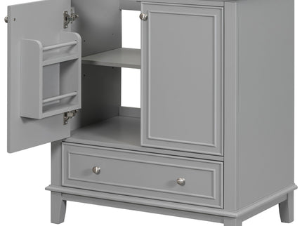 Modern Bathroom Vanity Base Only With Doors And Drawer