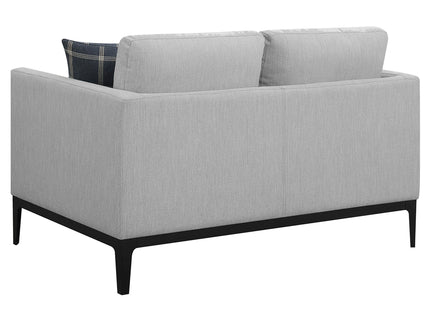 Montauk - 2 Piece Arms Living Room Set With Upholstered Seating - Light Gray