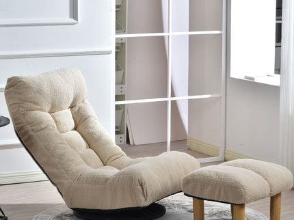 Adjustable Japanese Reclining Floor Chair Sofa With Metal Frame For Living Room