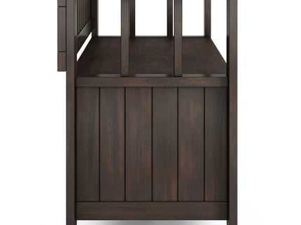 Acadian - Entryway Storage Bench, Handcrafted