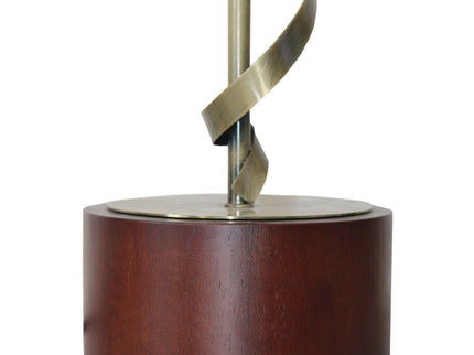Nightstand Desk Lamp With Twisted Base - White