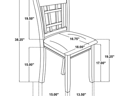 Davis - Dining Side Chair (Set of 2) - Light Oak