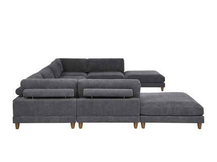 Modern Modular Sectional With Adjustable Back Support