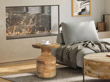 Haynes - Handcrafted Wooden Accent Table
