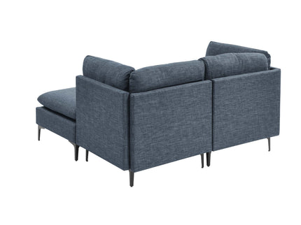 Upholstered Modular Sectional & Tall Legs