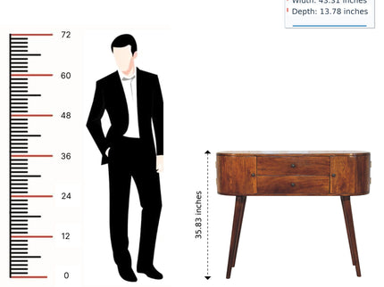 Grove Console Table - Brown