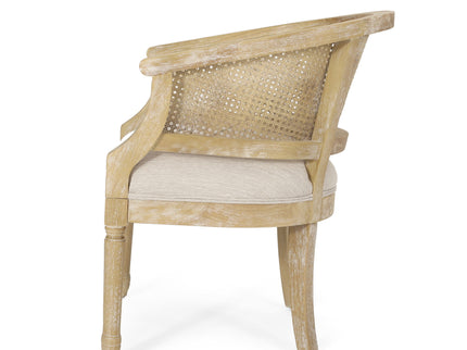 Curved Backrest Accent Chair