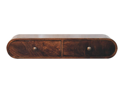 Wall Mounted Console Table - Walnut