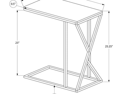 Accent Table C - Shaped, Contemporary & Modern