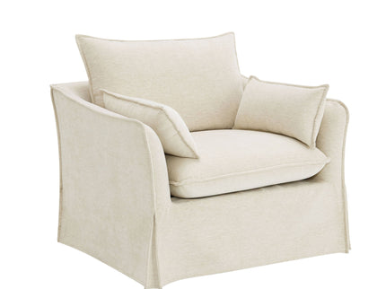 Shane - Chair With 2 Pillows - Beige